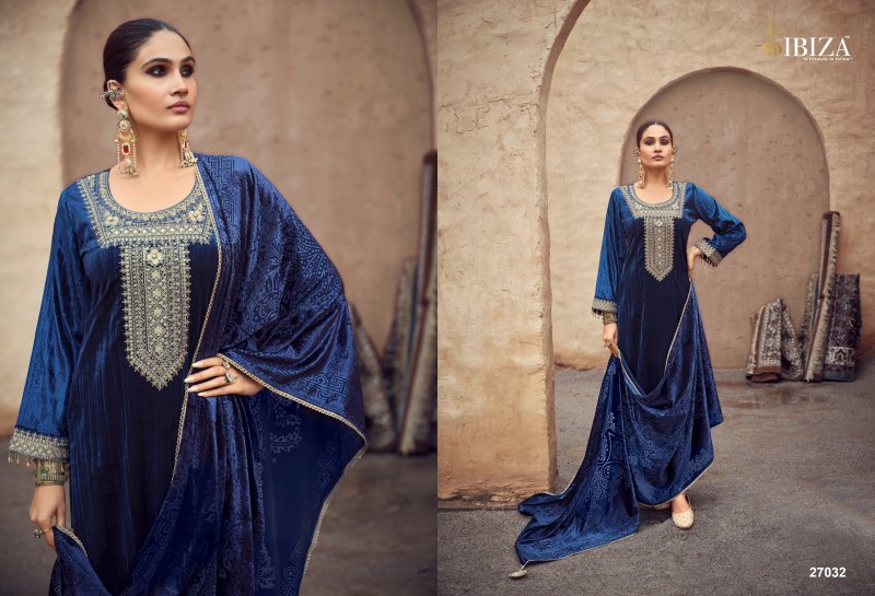 Surkh Imrozia By Ibiza Viscose Velvet Salwar Kameez